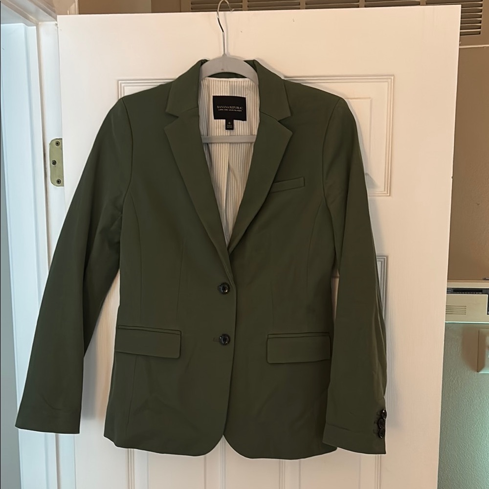 Banana Republic Green Blazer